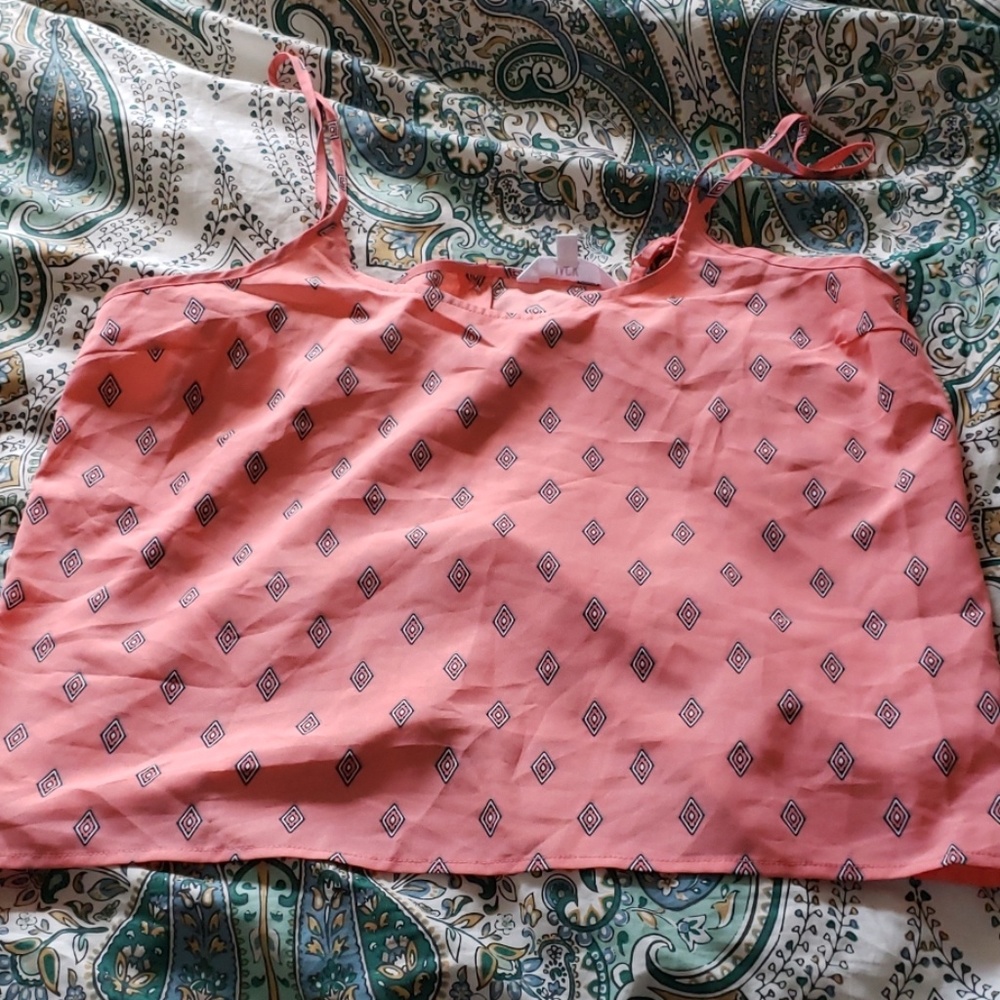 JACK  by BB Dakota tank top pink size large